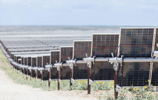 Solar panels at Texas Solar Nova