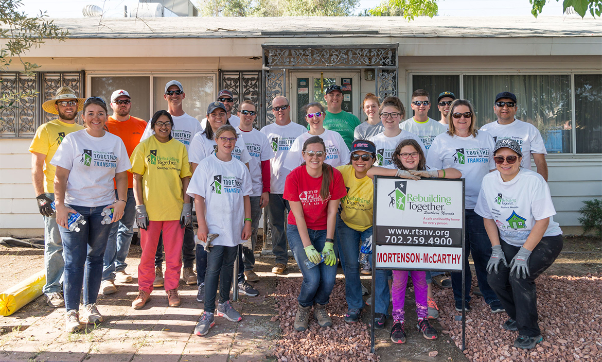 Allegiant Stadium Stewardship - Rebuilding Together