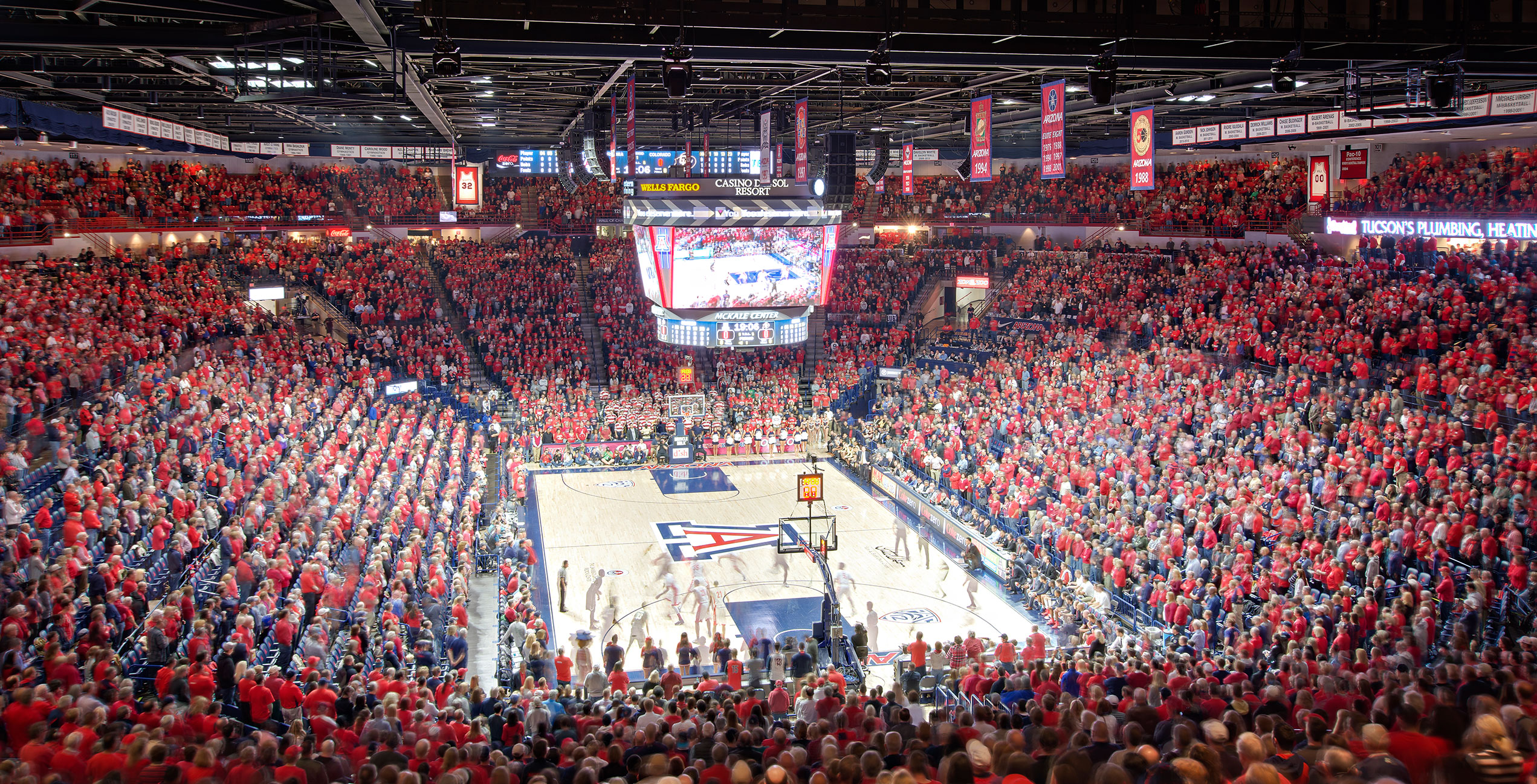 full basketball stadium